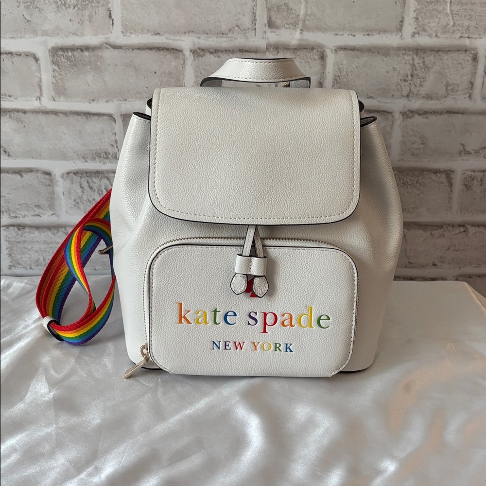 NWT Kate Spade Small Backpack Rainbow Pride